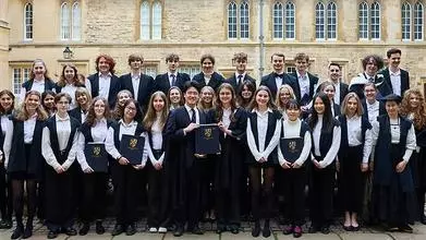 Trinity College Choir in Garden Quad