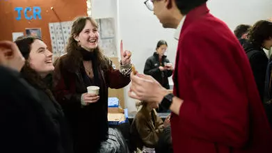 Members of the JCR committee discussing