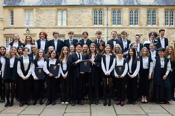 Trinity College Choir in Garden Quad